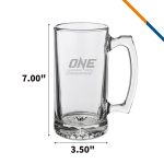 Libbey Hemo Glass Beer Mugs - 25 Oz.-4