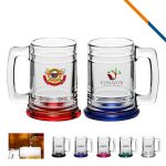 Libbey Idelle Glass Beer Mugs - 15 Oz.-1