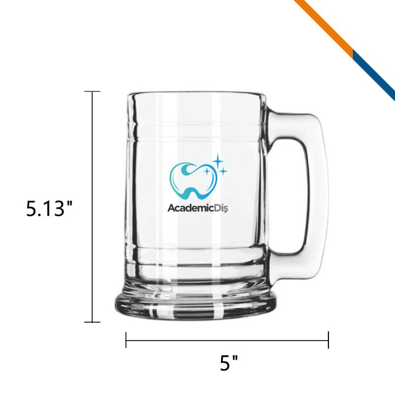 Libbey Idelle Glass Beer Mugs - 15 Oz.-4