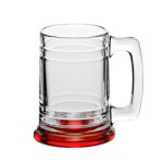 Libbey Idelle Glass Beer Mugs - 15 Oz.-10