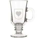 Libbey Irish Coffee Mug 8.5 oz - Branded Footed Glass Mug for Custom Logo Promotion-1