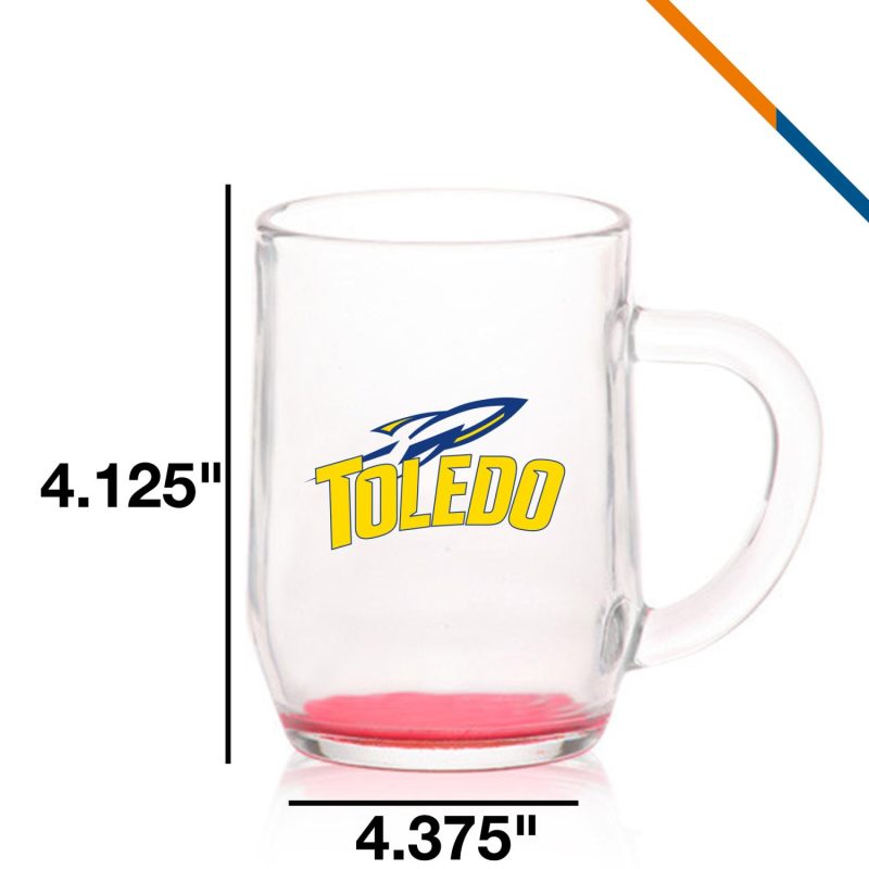 Libbey Uster Glass Mugs - 10 OZ.-4