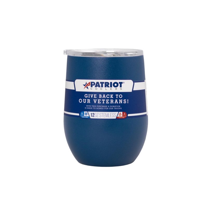 Patriot 12oz Stemless Tumbler - Black-8