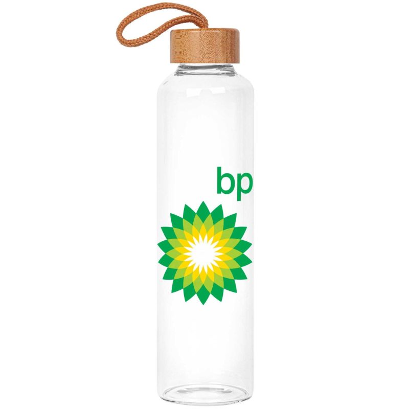 25 Oz. Vidro Glass & Bamboo Bottle-3