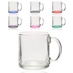 Libbey Clear Glass Coffee Mugs - 13 oz-2