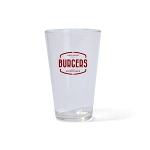 16 Oz. Silipint® Crystal Clear Silicone Pint Glass-1