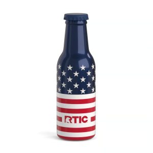 18 oz RTIC® Double-Walled Insulated Ceramic Lined Sidekick Bottle-USA 250th-1