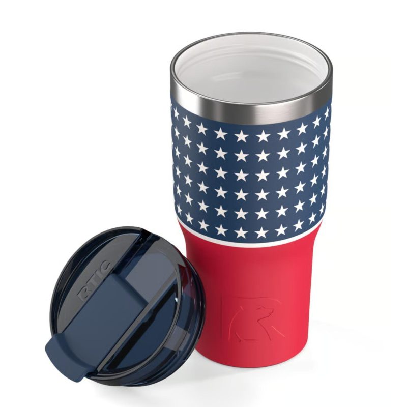 20 oz RTIC® Stainless Steel Vacuum Insulated Essential Tumbler-USA 250th-4