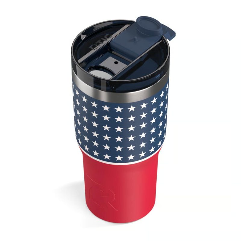 20 oz RTIC® Stainless Steel Vacuum Insulated Essential Tumbler-USA 250th-5