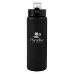 30 Oz. Nolan Recycled Single Wall Stainless Steel Bottle-5