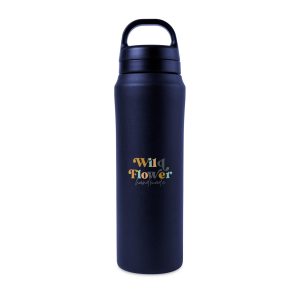Aviana Rowan Recycled Stainless Steel Water Bottle - 16 Oz. - Matte Navy-1