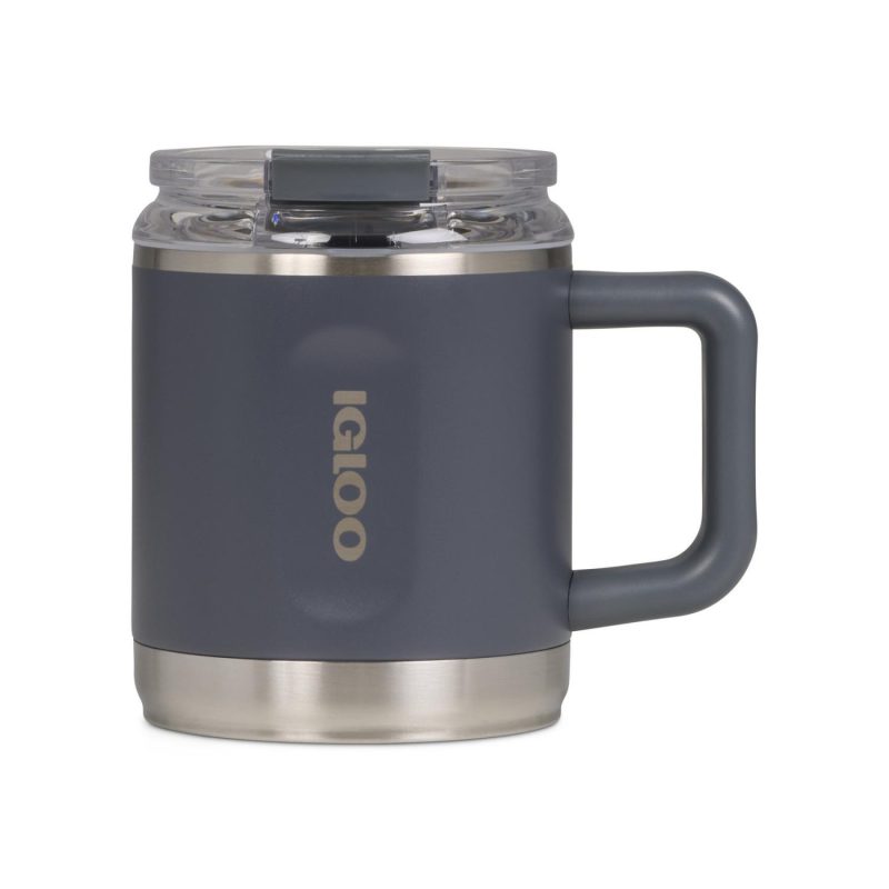 Igloo Recycled Stainless Steel Mug - 15 Oz. - Carbonite-3