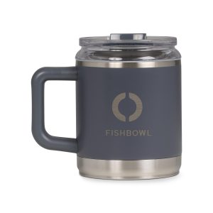 Igloo Recycled Stainless Steel Mug - 15 Oz. - Carbonite-1