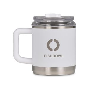 Igloo Recycled Stainless Steel Mug - 15 Oz. - White-1
