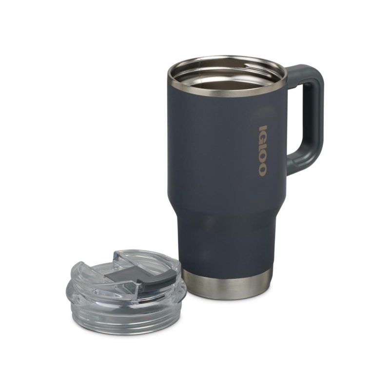 Igloo Recycled Stainless Steel Travel Tumbler - 18 Oz. - Carbonite-8