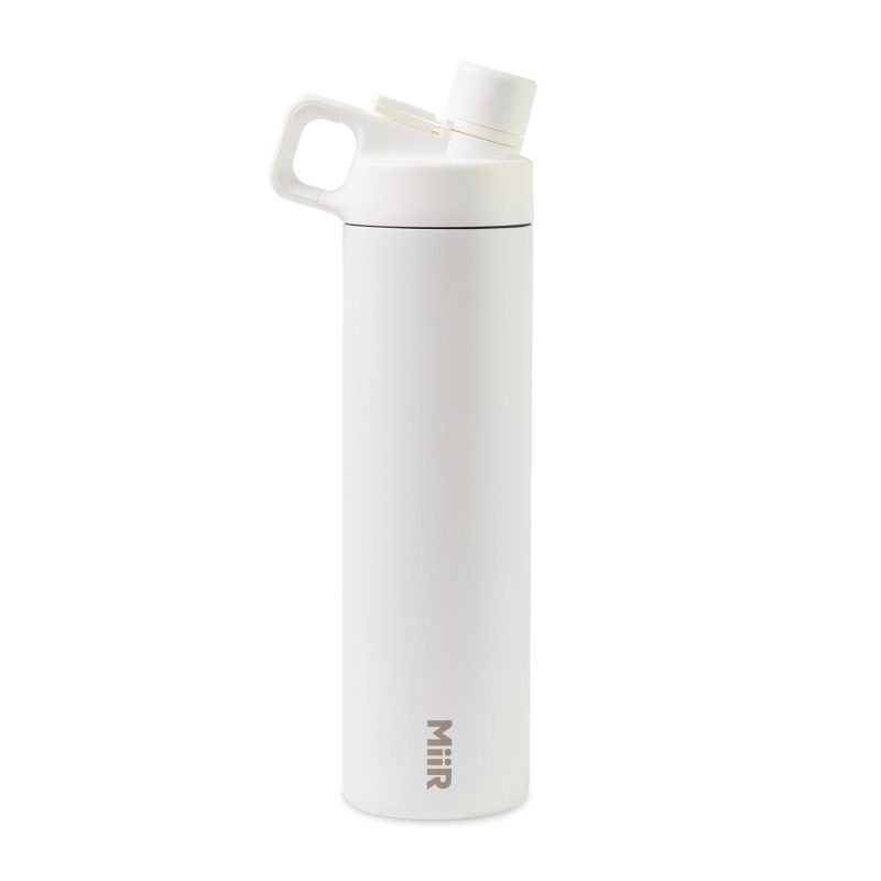 MiiR? Vacuum Insulated Wide Mouth Hatchback Chug Lid Bottle - 20 Oz. - White Powder-5
