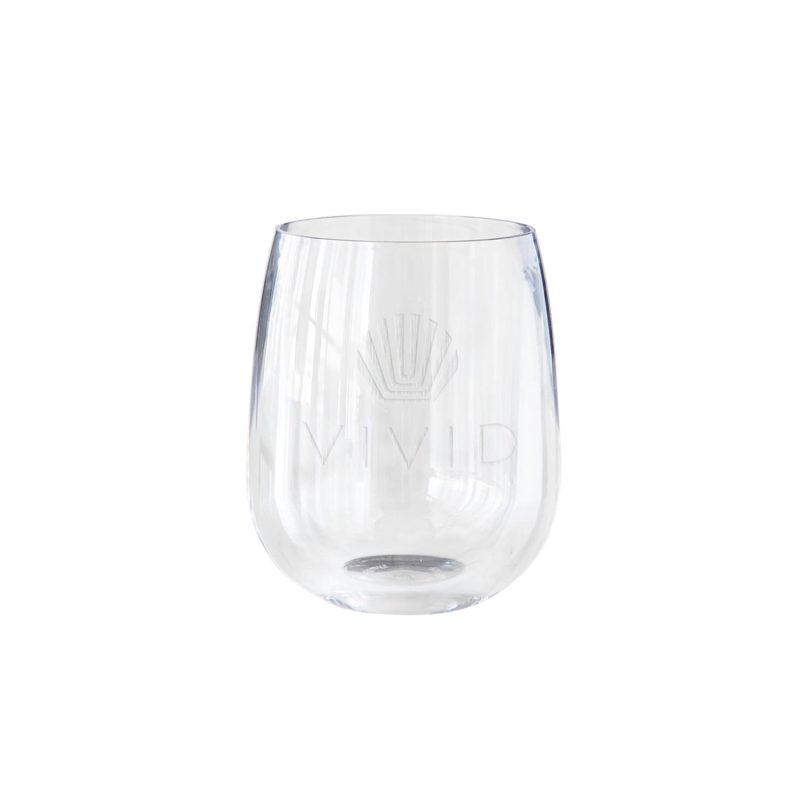 Symglass 12oz Clear Stemless Wine Glass-1