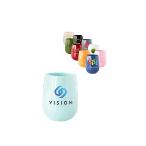 Symglass 12oz Colored Stemless Wine Glass-1