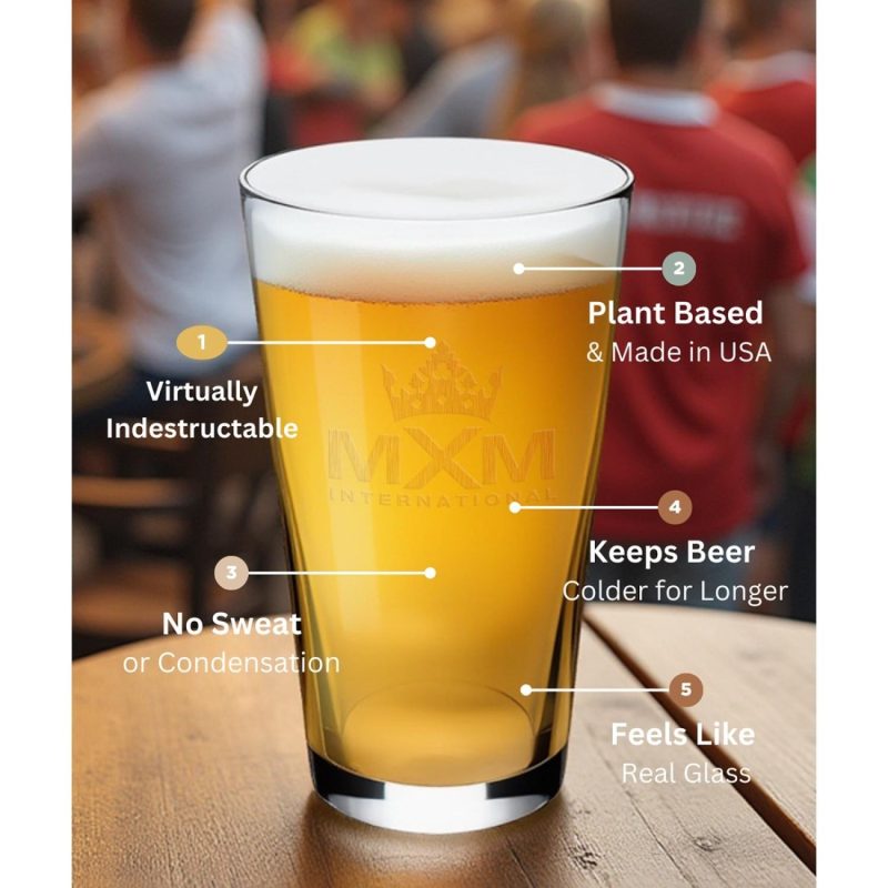 Symglass 16oz Clear Pint Glass-3