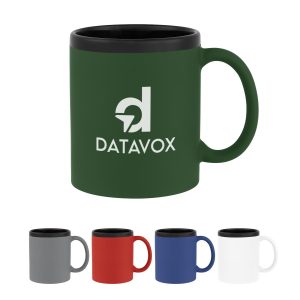 11 Oz. Smooth Rubberized Finish Mug-1