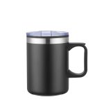 14 oz. Stainless Steel & PP Camping Mug with Matte Finish-3