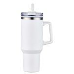 40 oz. PP Lined Double Wall Tumbler with Handle & Straw-8