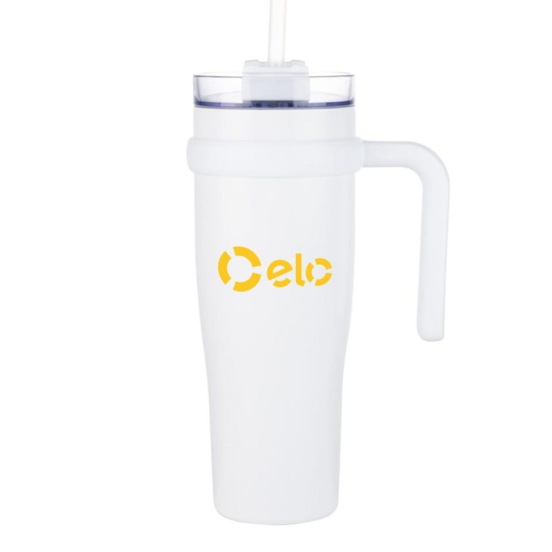 Aralia Tumbler w/Handle & Straw Lid - 30oz-4