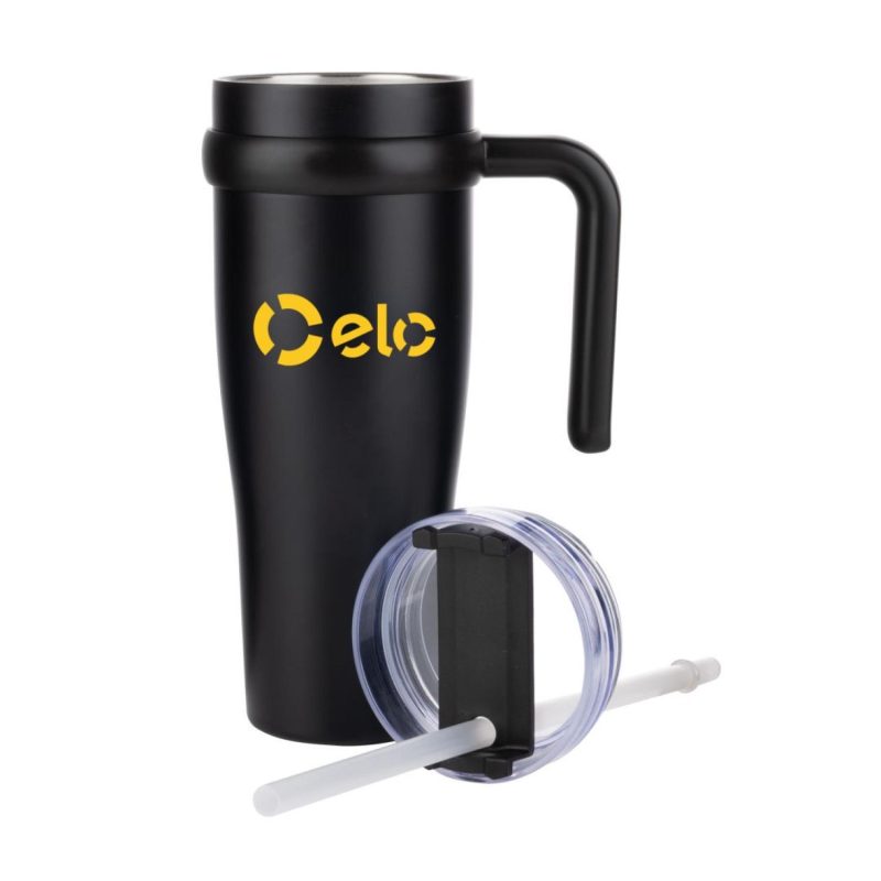 Aralia Tumbler w/Handle & Straw Lid - 30oz-5
