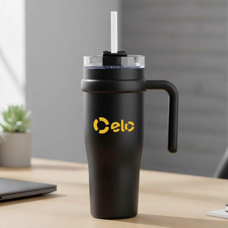 Aralia Tumbler w/Handle & Straw Lid - 30oz-8
