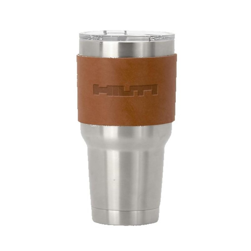 Huntsman Leather Tumbler Sleeve-8