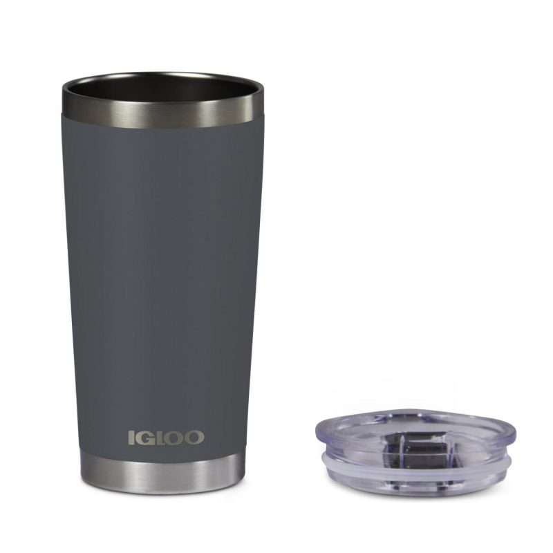 Igloo Recycled Stainless Steel Tumbler - 20 Oz. - Carbonite-7
